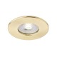 62340-001 IP65 Satin Brass Recessed Downlight Ø 8.5 cm