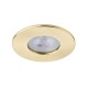 62340-001 IP65 Satin Brass Recessed Downlight Ø 8.5 cm
