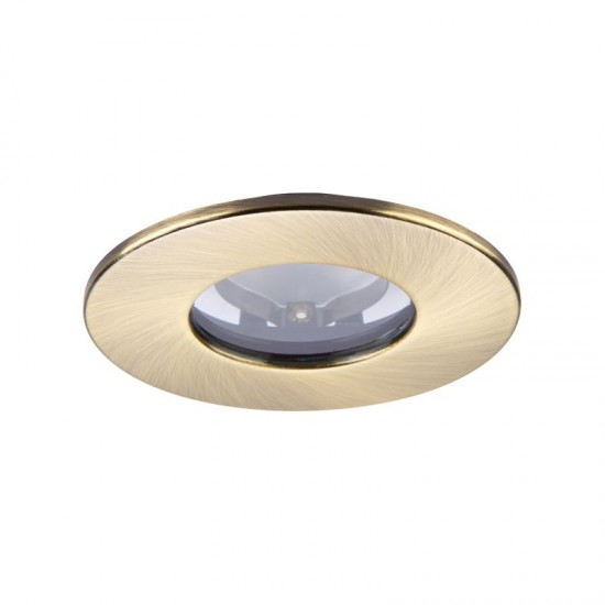 62341-001 IP65 Antique Brass Recessed Downlight Ø 8.5 cm