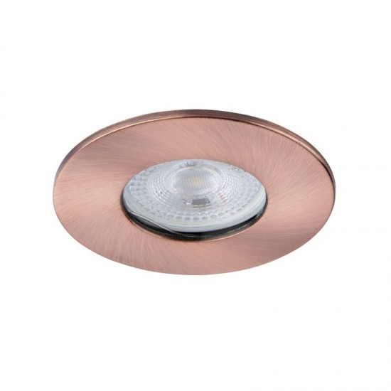 62342-001 IP65 Copper Recessed Downlight Ø 8.5 cm