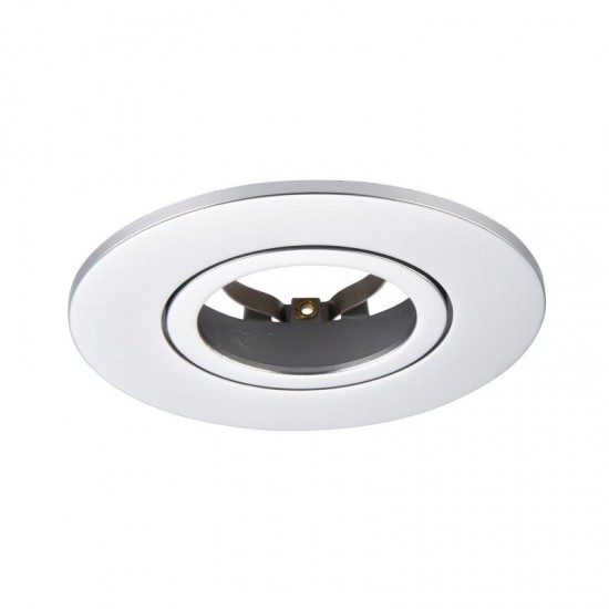 62318-001 Adjustable Silver Recessed Downlight Ø 9.2 cm