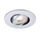 62318-001 Adjustable Silver Recessed Downlight Ø 9.2 cm