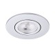 62318-001 Adjustable Silver Recessed Downlight Ø 9.2 cm