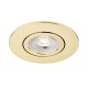 62319-001 Adjustable Brass Recessed Downlight Ø 9.2 cm
