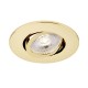 62319-001 Adjustable Brass Recessed Downlight Ø 9.2 cm