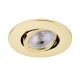 62319-001 Adjustable Brass Recessed Downlight Ø 9.2 cm