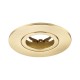 62320-001 Adjustable Satin Brass Recessed Downlight Ø 9.2 cm