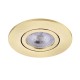 62320-001 Adjustable Satin Brass Recessed Downlight Ø 9.2 cm
