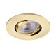 62320-001 Adjustable Satin Brass Recessed Downlight Ø 9.2 cm