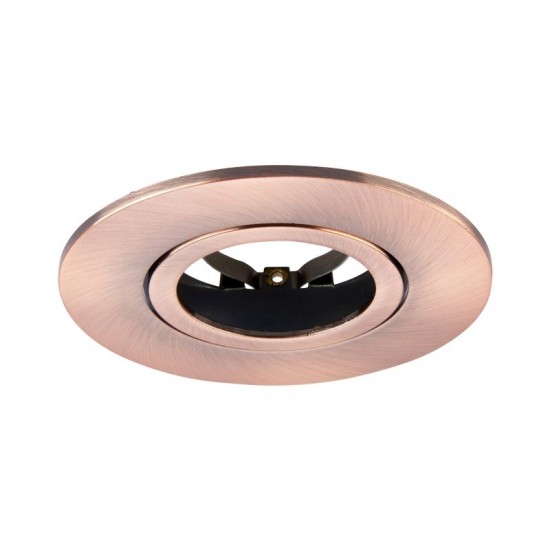 62322-001 Adjustable Copper Recessed Downlight Ø 9.2 cm