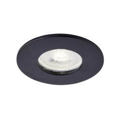 62334-001 IP65 Matt Black Recessed Downlight Ø 8.5 cm