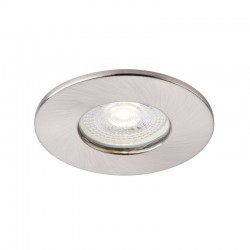 62335-001 IP65 Satin Nickel Recessed Downlight Ø 8.5 cm