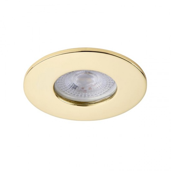62339-001 IP65 Brass Recessed Downlight Ø 8.5 cm