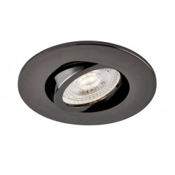 62317-001 Adjustable Black Nickel Recessed Downlight Ø 9.2 cm
