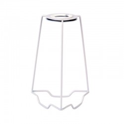 19255-001 White Shade Carrier 7 inch