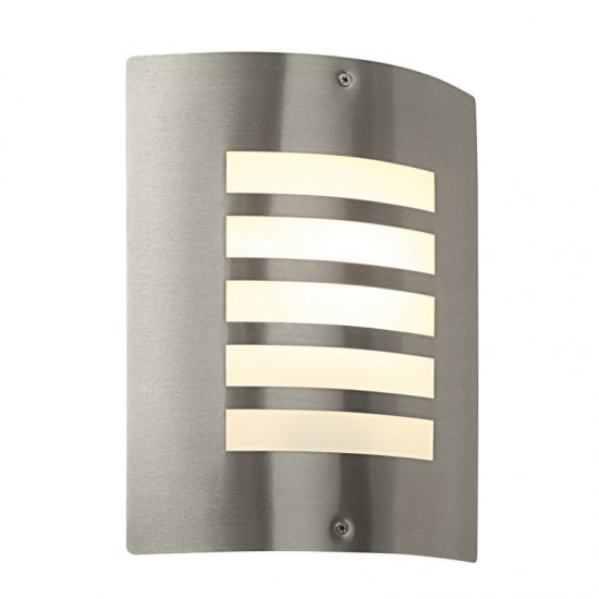 22436-001 Stainless Steel Wall Lamp with White Diffuser
