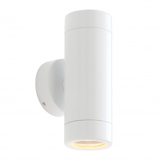 22441-001 Outdoor White Up & Down Wall Lamp