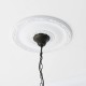 51494-001 Satin Black 3 Light Pendant with Tiffany Glass