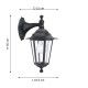 3248-002 Black Traditional Downlight Wall Lamp