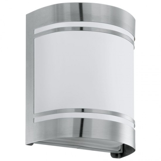 3265-002 Outdoor Stainless Steel Wall Lamp with Frosted Glass