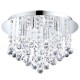 41057-002 Crystal & Chrome 4 Light Ceiling Lamp 41057-002 Crystal & Chrome 4 Light Ceiling Lamp