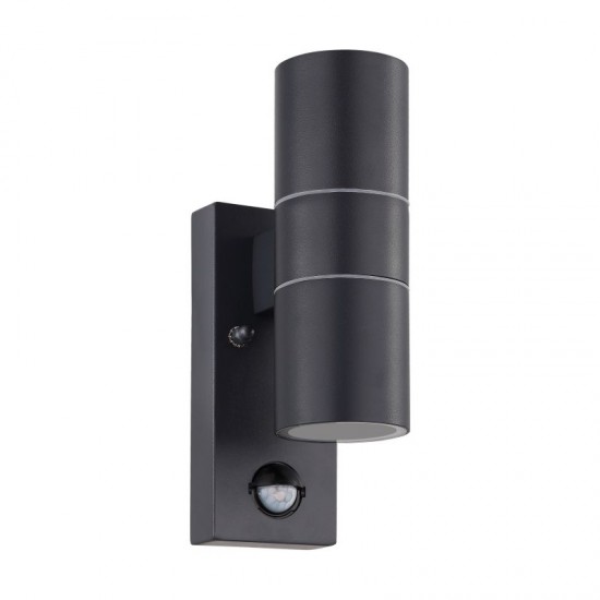 41878-002 Anthracite Up&Down Wall Lamp with Sensor