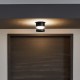 42001-002 Outdoor Black LED Wall/Ceiling Lamp