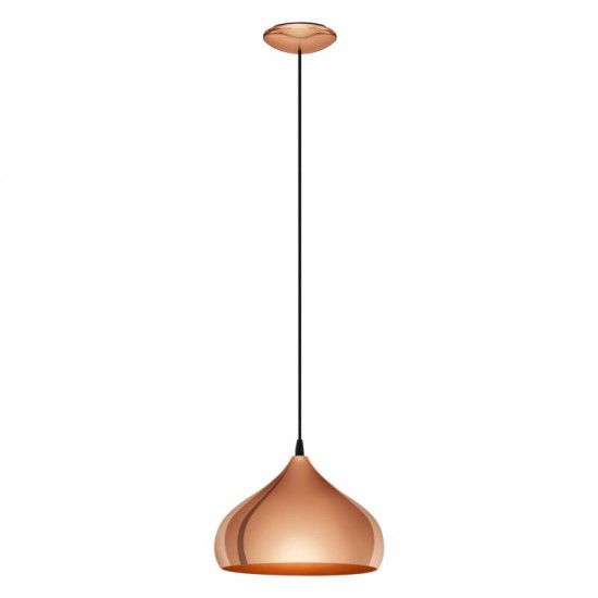 31004-002 Polished Copper Single Pendant