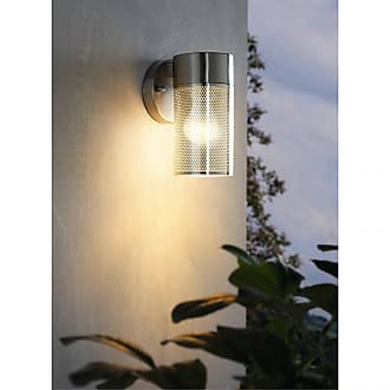 59397-002 Clear Glass & Stainless Steel Wall Lamp 59397-002 Clear Glass & Stainless Steel Wall Lamp