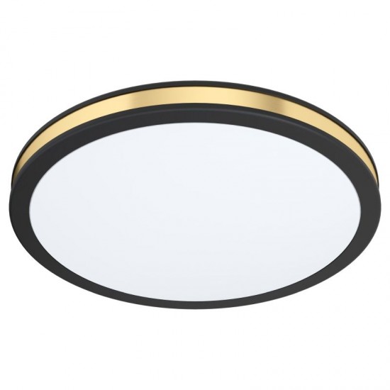 60875-002 - Black & Gold Ceiling Lamp