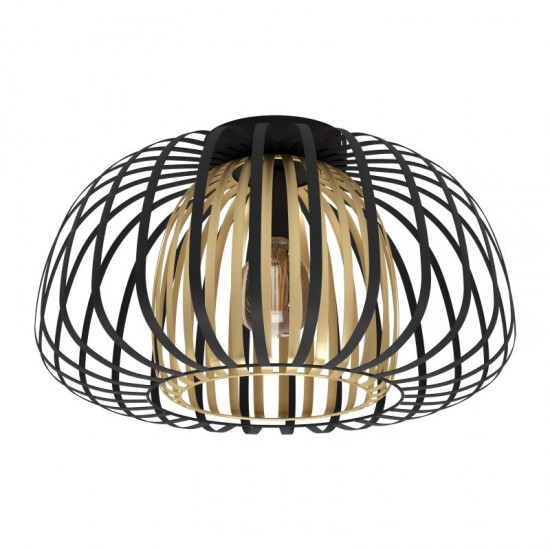 64316-002 Black & Gold Ceiling Lamp
