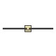 72976-002 Black & Brass LED Wall Lamp IP44