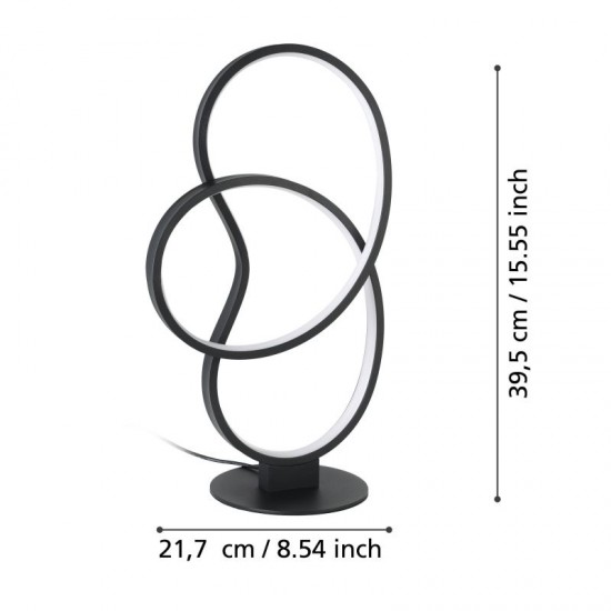 72905-002 Black LED Table Lamp