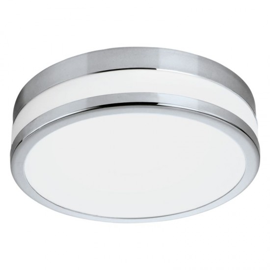41083-002 LED White & Chrome Big Ceiling Lamp