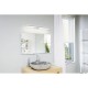 20683-002 Bathroom White & Chrome over Mirror LED Wall Lamp