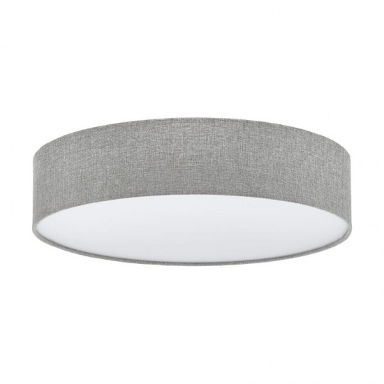 52776-002 Grey 3 Light Flush with White Diffuser