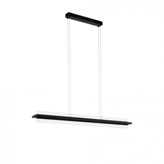 58433-002 LED Clear & Black Linear Pendant 58433-002 LED Clear & Black Linear Pendant