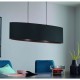61166-002 Black Oval Shade 2 Light over Island Fitting 61166-002 Black Oval Shade 2 Light over Island Fitting