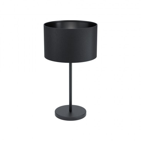 60954 002 Black Drum Shade Table Lamp, Black Drum Shade For Table Lamp