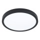 60913-002 Black LED Flush with White Diffuser