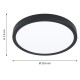 60913-002 Black LED Flush with White Diffuser