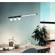 61273-002 LED White Globe & Black over Island Fitting 61273-002 LED White Globe & Black over Island Fitting