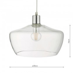 58971-003 - Shade Only - Clear Glass Shade 58971-003 - Shade Only - Clear Glass Shade