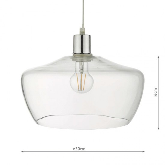 58971-003 - Shade Only - Clear Glass Shade
