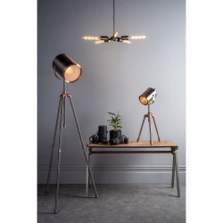 61751-004 Antique Silver & Copper Table Lamp 61751-004 Antique Silver & Copper Table Lamp
