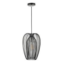 63695-003 Black & Chrome Pendant