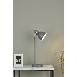 63699-003 Grey & Chrome Desk Lamp 63699-003 Grey & Chrome Desk Lamp