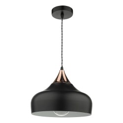 63701-003 Black & Copper Pendant 63701-003 Black & Copper Pendant