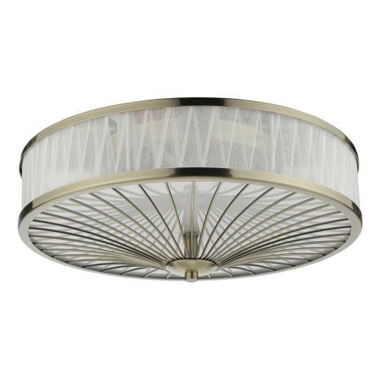 ribbon semi flush ceiling light