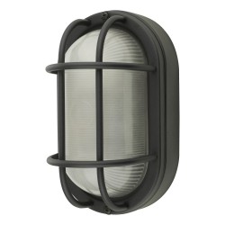 63716-003 Outdoor Matt Black Bulkhead Light 63716-003 Outdoor Matt Black Bulkhead Light